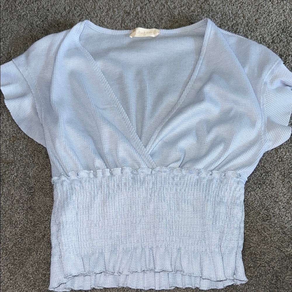 Light Blue Women's Top